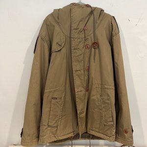 Obey long hooded Jacket.
